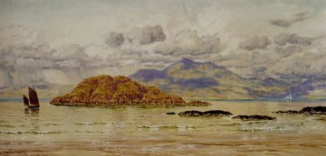 風景 Painting - メイデン島の海景 ブレット・ジョンの風景
